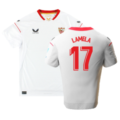 Sevilla 2022-23 Home Shirt (L) (Excellent) (Lamela 17)