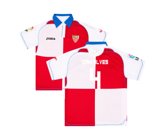 Seville 2009-10 Away Shirt (L) (Good) (DANI ALVES 4)