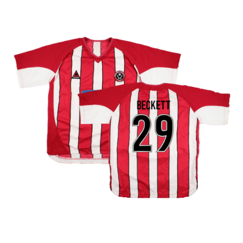 Sheffield United 2004-05 Home Shirt (2XL) (Good) (Beckett 29)