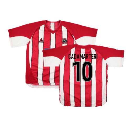 Sheffield United 2004-05 Home Shirt (2XL) (Good) (Cadamarteri 10)