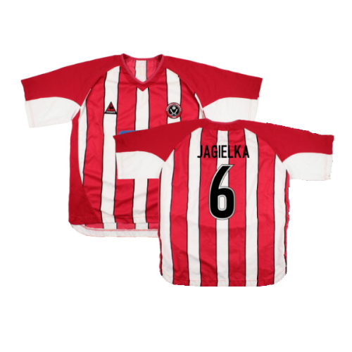 Sheffield United 2004-05 Home Shirt (2XL) (Good) (Jagielka 6)