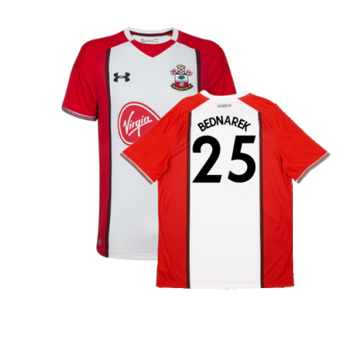 Southampton 2017-2018 Home Shirt (L) (Excellent) (Bednarek 25)