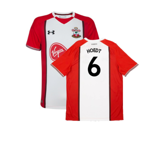 Southampton 2017-2018 Home Shirt (L) (Excellent) (Hoedt 6)