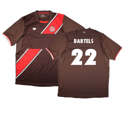 St. Pauli 2013-14 Home Shirt (Sponsorless) (XXL) (Mint) (Bartels 22)