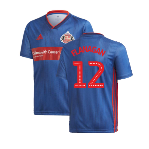 2019-2020 Sunderland Adidas Away Football Shirt (M) (Very Good) (Flanagan 12)