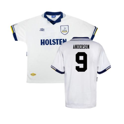 Tottenham 1993-95 Home (Excellent) (Anderson 9)