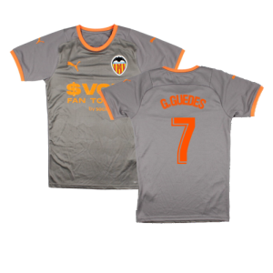 Valencia 2021-22 Fourth Shirt (XS) (Excellent) (G.GUEDES 7)