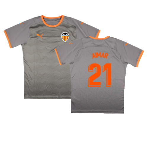 Valencia 2021-22 Fourth Shirt (Sponsorless) (M) (Mint) (AIMAR 21)