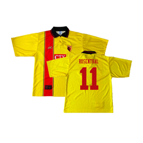 Watford 1997-98 Home Shirt (XL) (Excellent) (Rosenthal 11)