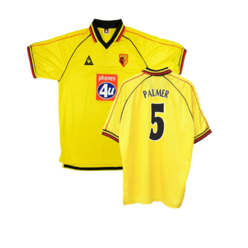 Watford 1999-01 Home Shirt (XXL) (Mint) (Palmer 5)