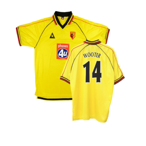 Watford 1999-01 Home Shirt (XXL) (Mint) (Wooter 14)