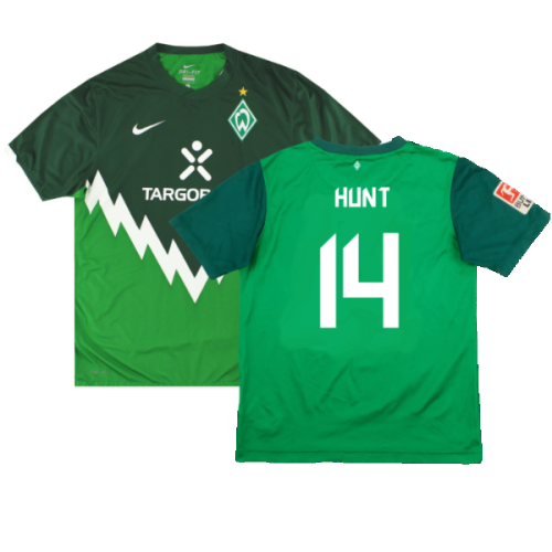 Werder Bremen 2010-11 Home Shirt (Excellent) (Hunt 14)