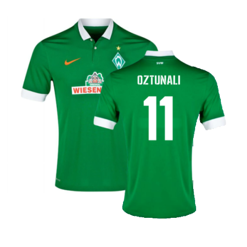 Werder Bremen 2014-15 Home Shirt (L) (Mint) (Oztunali 11)