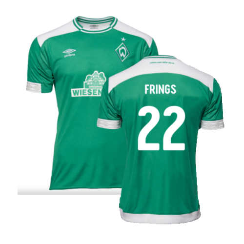 Werder Bremen 2018-19 Home Shirt (M) (Mint) (Frings 22)