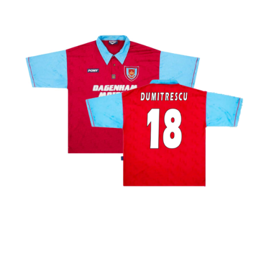 West Ham 1995-97 Home (L) (Excellent) (Dumitrescu 18)