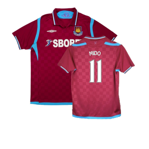 West Ham 2009-10 Home (XL) (Excellent) (Mido 11)