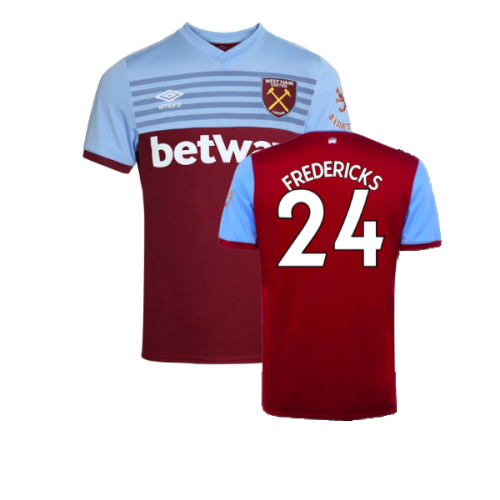 West Ham United 2019-20 Home Shirt (Excellent) (FREDERICKS 24)