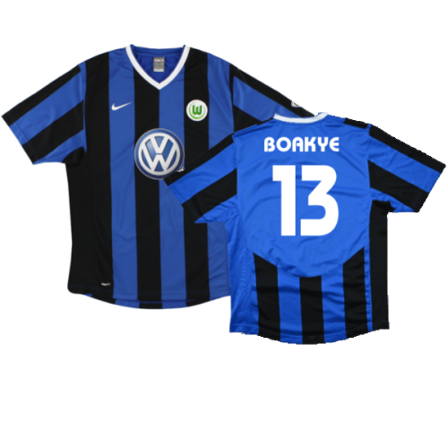 Wolfsburg 2007-08 Away Shirt (XL) (Excellent) (Boakye 13)