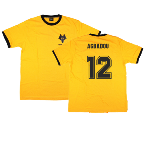 Wolves Toffs Retro Home Shirt (L) (Agbadou 12) (BNWT)