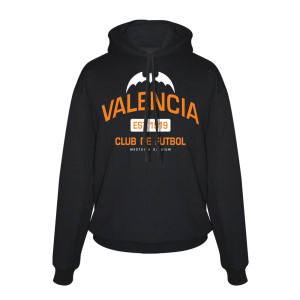 Valencia \'Est.1919\' footer with hood - Black