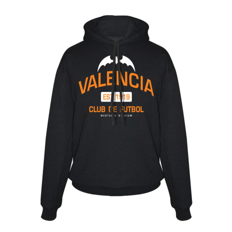 Valencia \'Est.1919\' footer with hood - Black