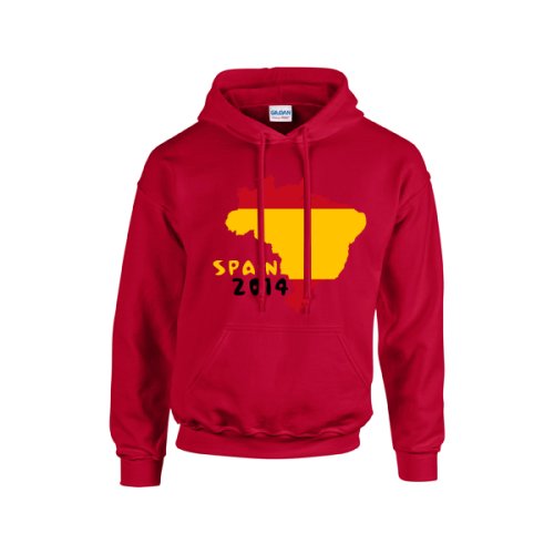 Spain 2014 Country Flag Hoody (red) - Kids