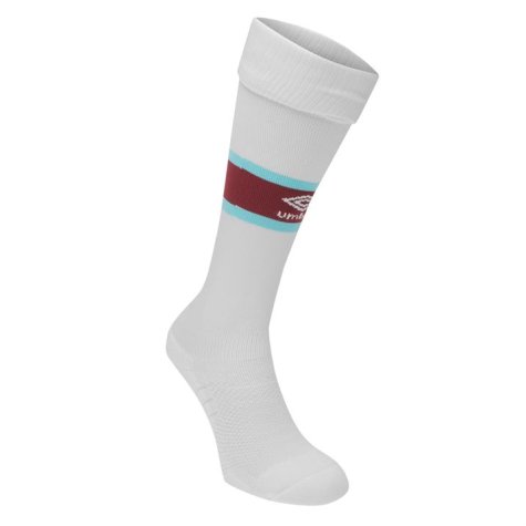 2016-2017 West Ham Away Football Socks (White)