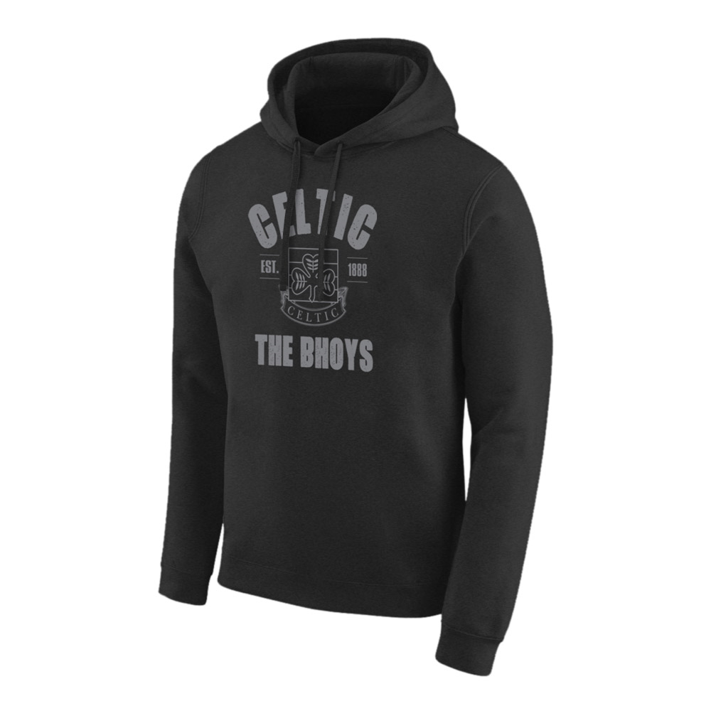 Celtic \'Est.1888\' footer with hood - Black