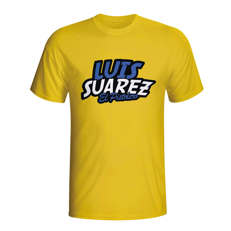 Luis Suarez Comic Book T-shirt (yellow)