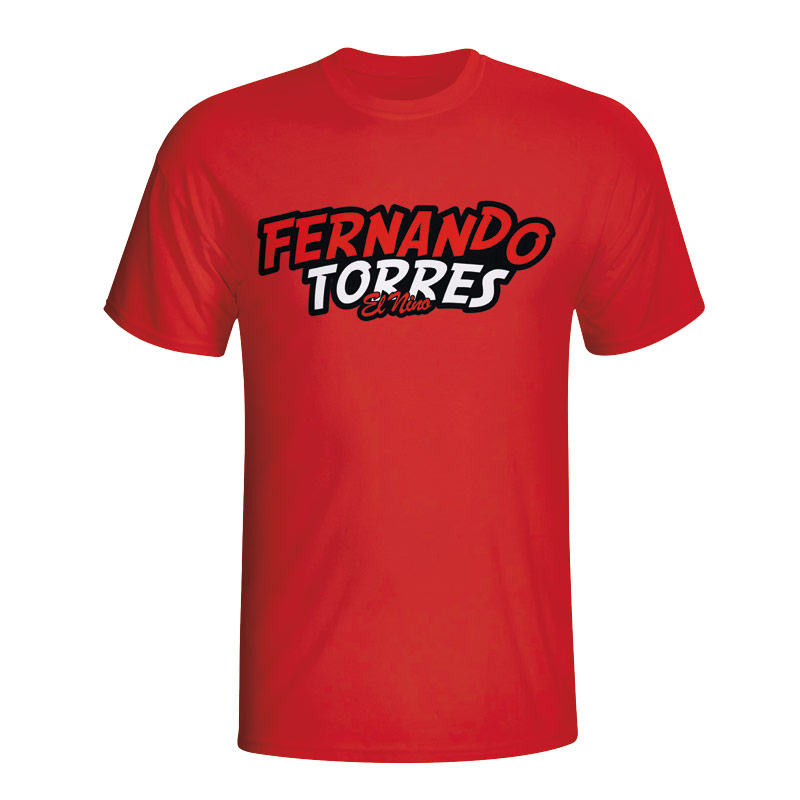 Fernando Torres Comic Book T-shirt (red)