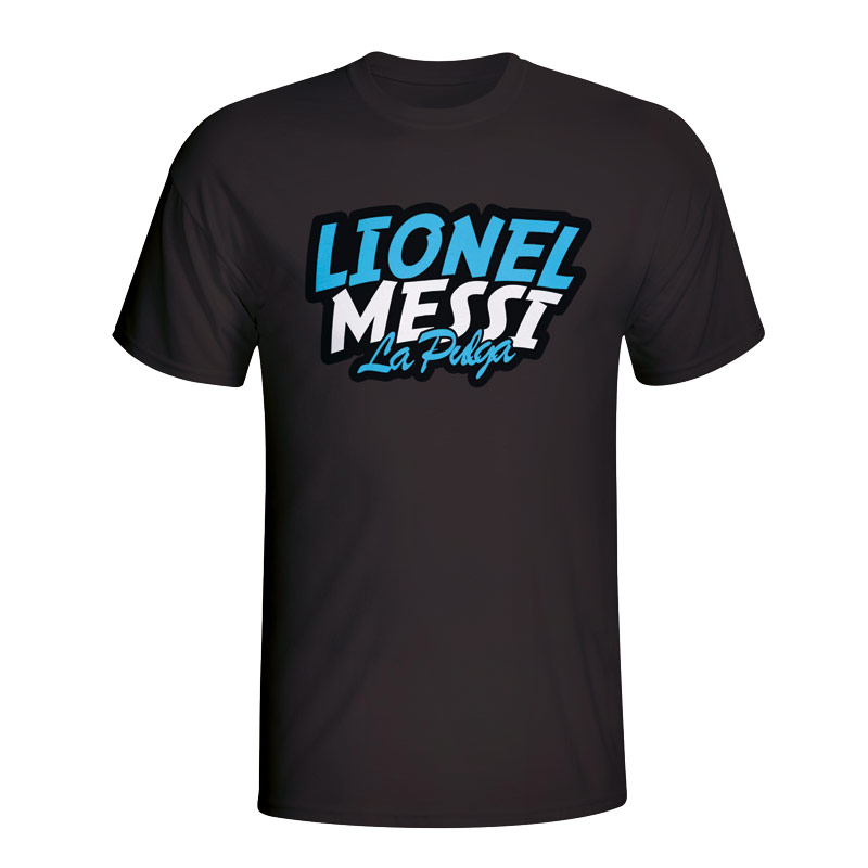 Lionel Messi Comic Book T-shirt (black) - Kids