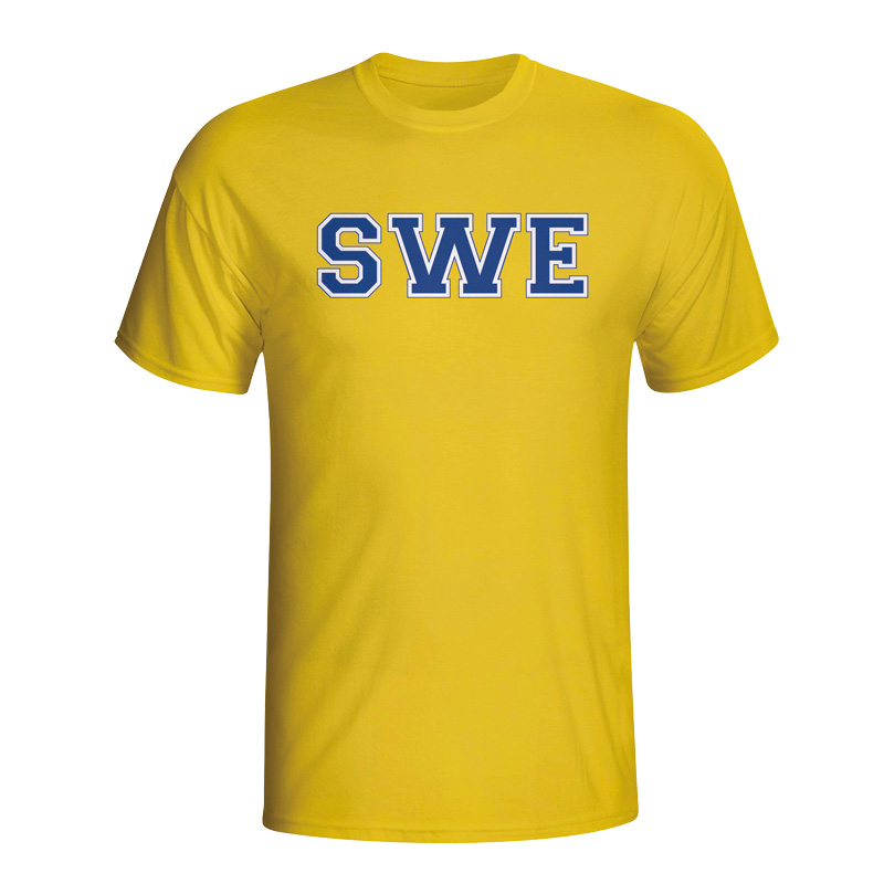 Sweden Country Iso T-shirt (yellow)