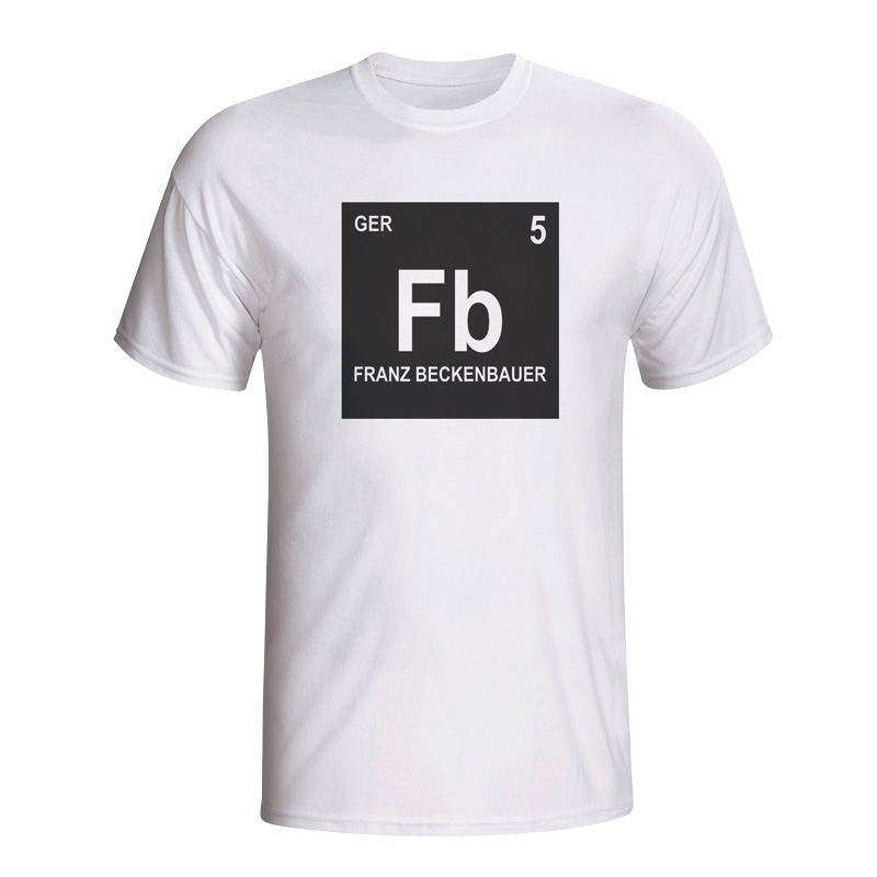 Franz Beckenbauer Germany Periodic Table T-shirt (white) - Kids