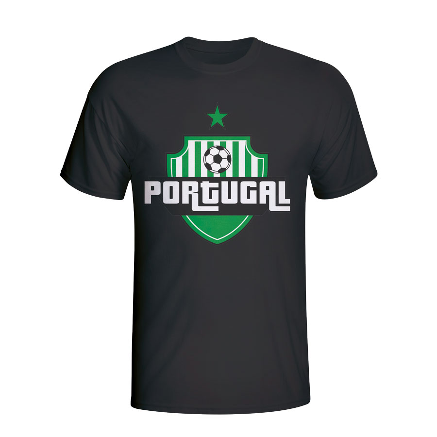 Portugal Country Logo T-shirt (black)