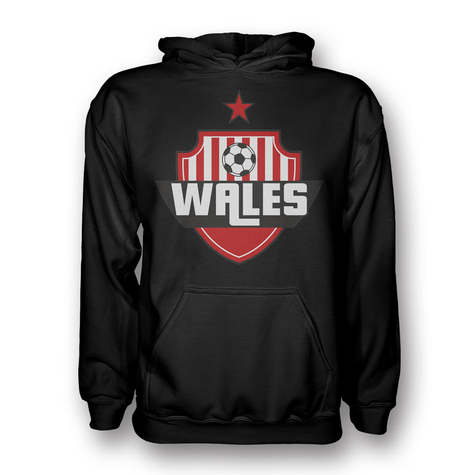 Wales Country Logo Hoody (black)