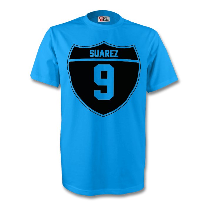 Luis Suarez Uruguay Crest Tee (sky Blue) - Kids