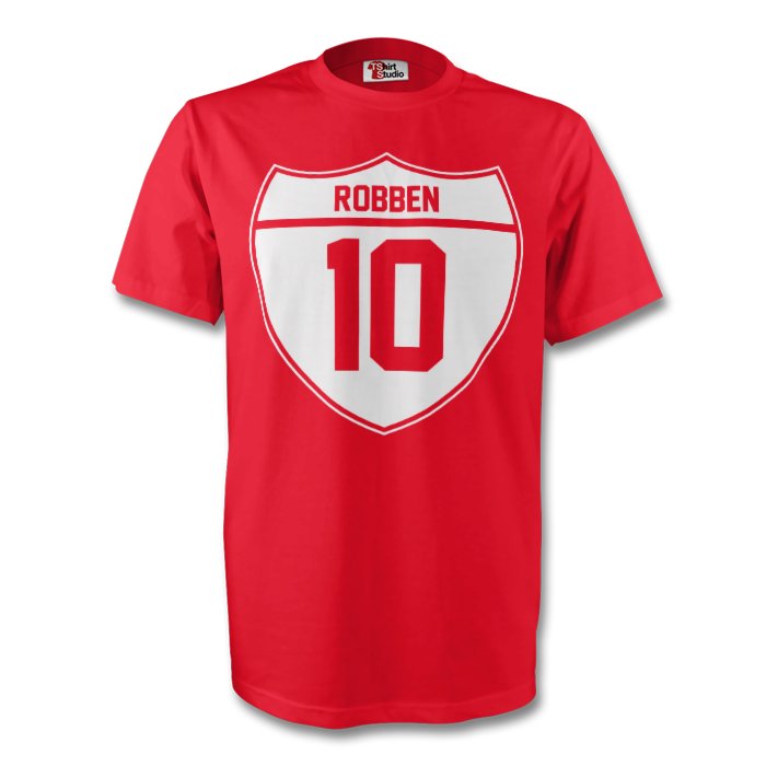 Arjen Robben Bayern Munich Crest Tee (red)