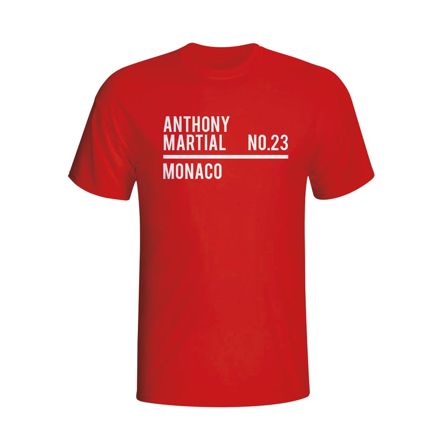 Anthony Martial Monaco Squad T-shirt (red)