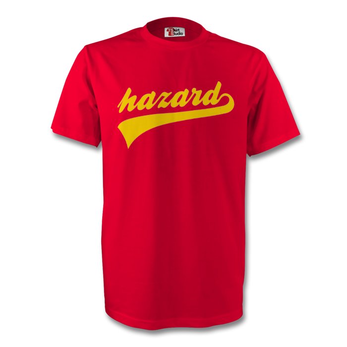 Eden Hazard Belgium Signature Tee (red) - Kids