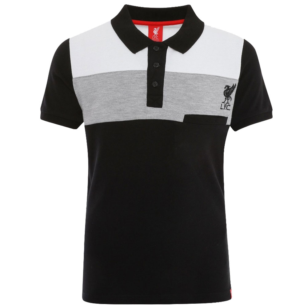 Liverpool FC Colour Block Polo Junior 7-8 Yrs