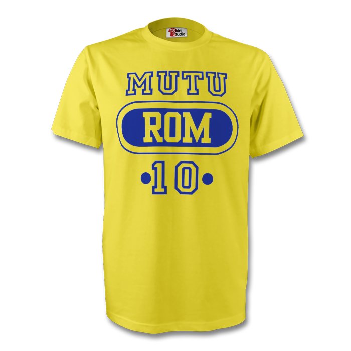 Adrian Mutu Romania Rom T-shirt (yellow) - Kids