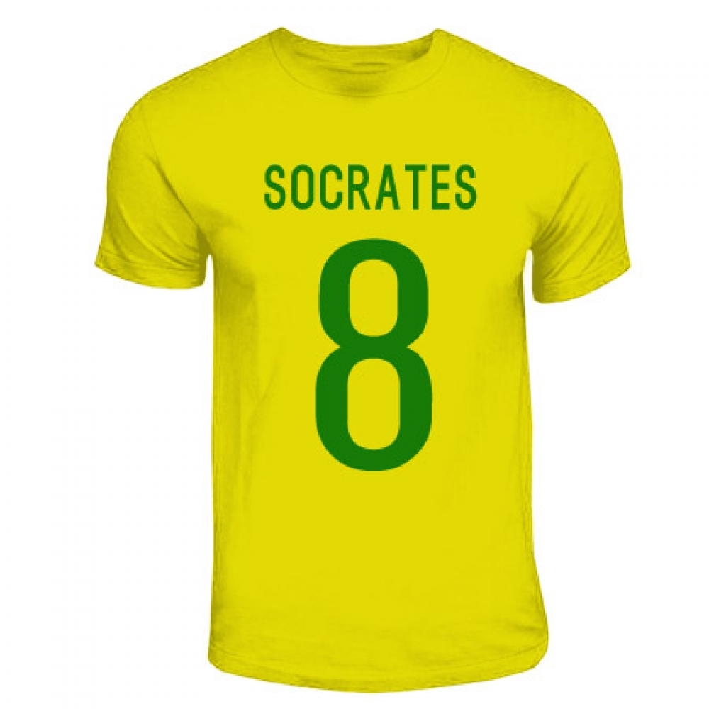 Socrates Brazil Hero T-shirt (yellow)