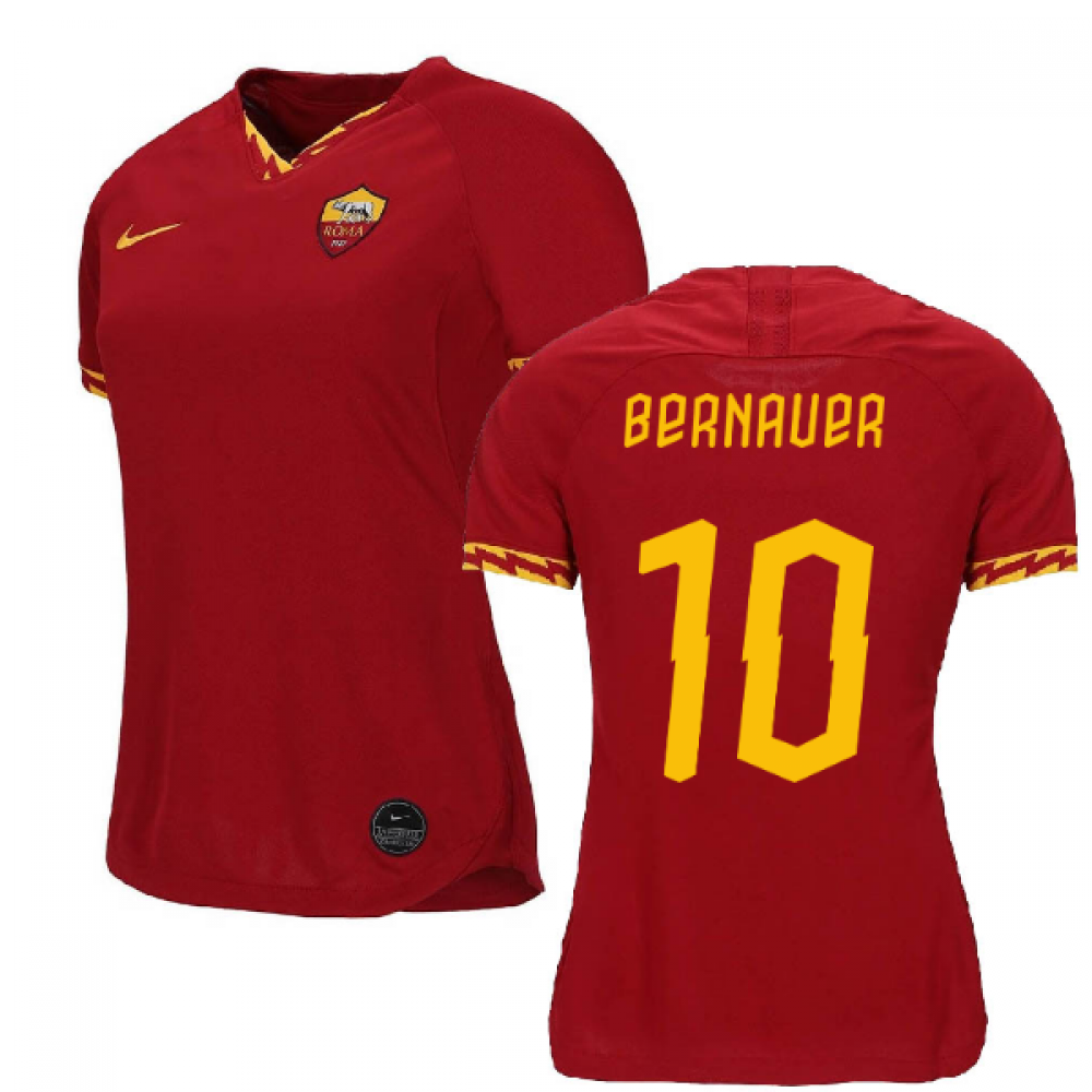 2019-2020 Roma Home Nike Ladies Shirt (Bernauer 10)