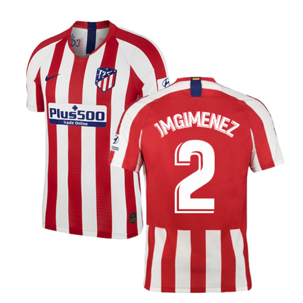 2019-2020 Atletico Madrid Vapor Match Home Shirt (J M Gimenez 2)