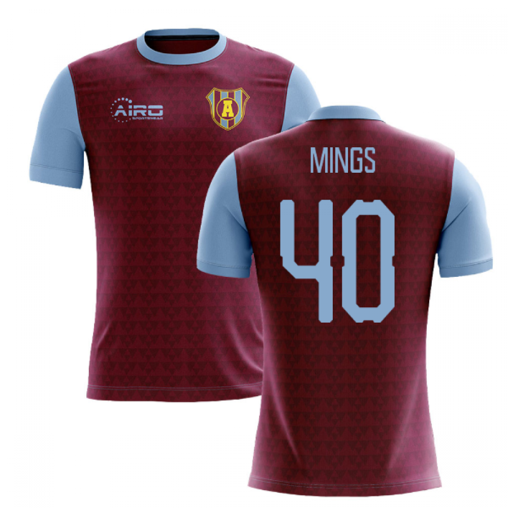 2024-2025 Villa Home Concept Football Shirt (Mings 40)