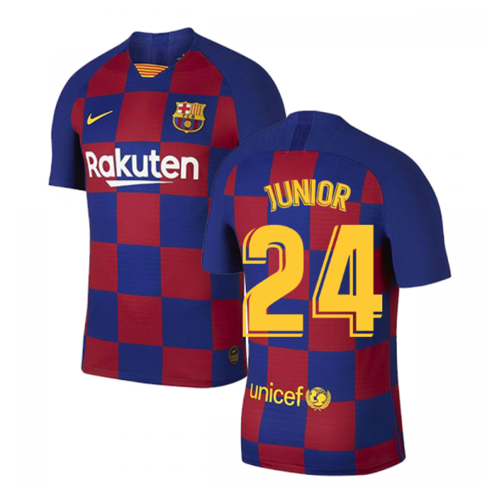 2019-2020 Barcelona Home Vapor Match Nike Shirt (Kids) (Junior 24)