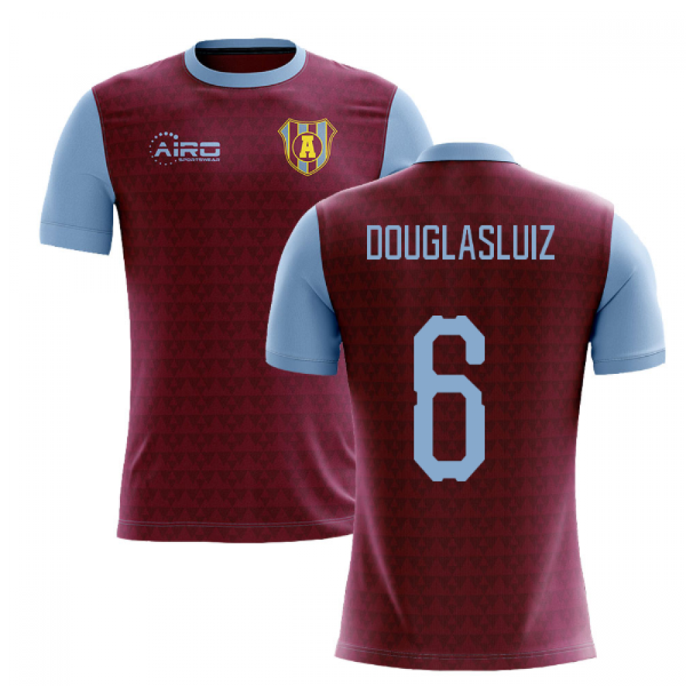 2024-2025 Villa Home Concept Football Shirt (Douglas Luiz 6)