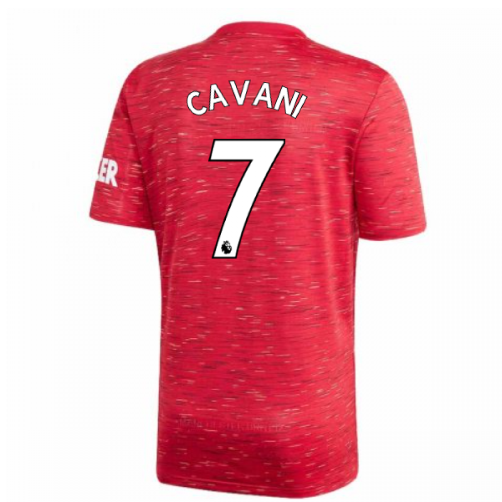 2020-2021 Man Utd Adidas Home Football Shirt (CAVANI 7)