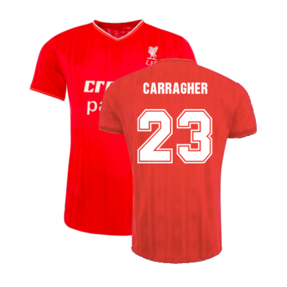 1986 Liverpool Crown Paints Home Shirt (CARRAGHER 23)