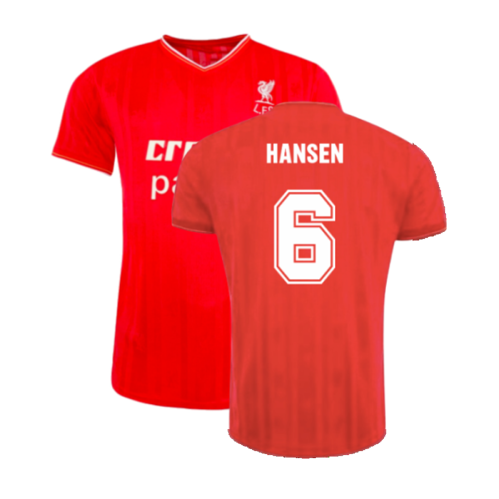 1986 Liverpool Crown Paints Home Shirt (Hansen 6)